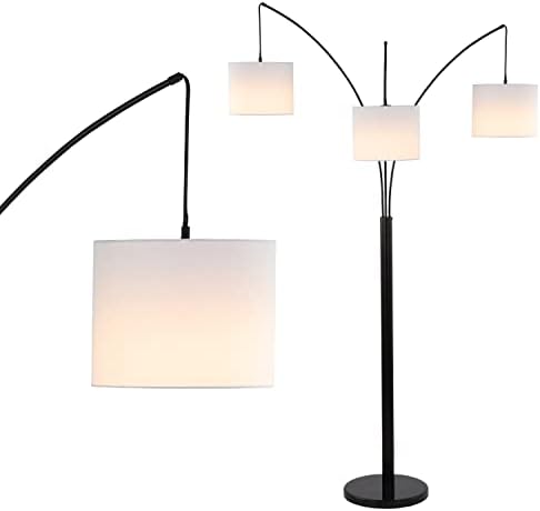 JONATHAN Y Barrie 3-Light Arc Floor Lamp 78.5" Metal, Oil Rubbed Bronze