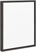 Kate and Laurel Sylvie Blank Framed Canvas Wall Art; 16x20 Dark Gray; Modern Empty Canvas for Paint-Your-Own Art; Ready to Paint Premium Canvas Already Framed