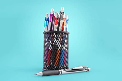 Pentel EnerGel RTX RT Liquid Gel Pen, Med, Metal Tip, 0.7mm, Blue Ink, 12-Pk Window Box of 12 (BL77PC12C1) -Pack of 6