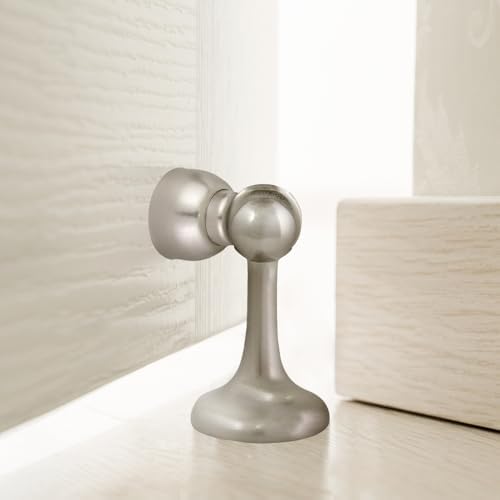 Design House Magnetic Doorstop, Satin Nickel