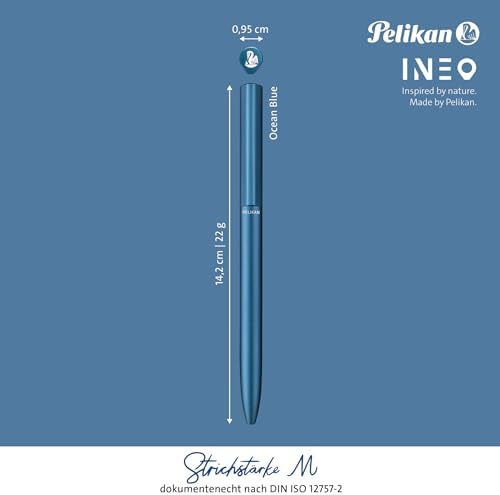 Pelikan Ineo Ballpoint Pen Elements Ocean Blue 1 Item in Folding Switch