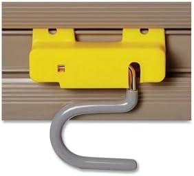 Rubbermaid Commercial Products, 34 inch Closet/Wall Organizer/Tool Holder for Brooms, Brushes, Dustpans