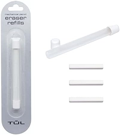 TUL Pencil Value Pack, 0.7mm Tul Mechanical Pencils 6 Pack , TUL Eraser Refill 1 Pack 3 10 Piece Set