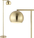 JONATHAN Y Eva Modern Contemporary Floor Lamp 58.5" Metal, Brass Gold