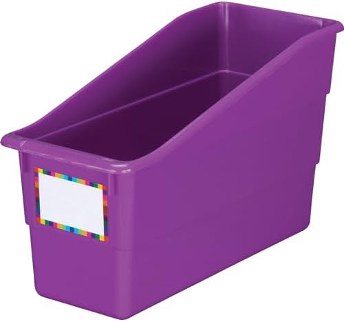 Really Good Stuff Durable Book & Binder Holders, 12-Pack, Purple