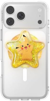 PopSockets Phone Grip for MagSafe, Magnetic Holder- Star Pikachu