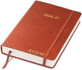Wykeham's Executive 2026-27 Daily Journal Planner – Customization Available – Mid-Year Academic Diary – July 2026 to June 2027 (Personalized Brown, 8.5"×5.5")