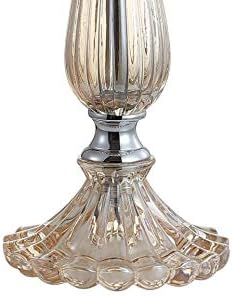 JONATHAN Y Chloe 32.5" Traditional Glass Table Lamp, Champagne, Set of 2