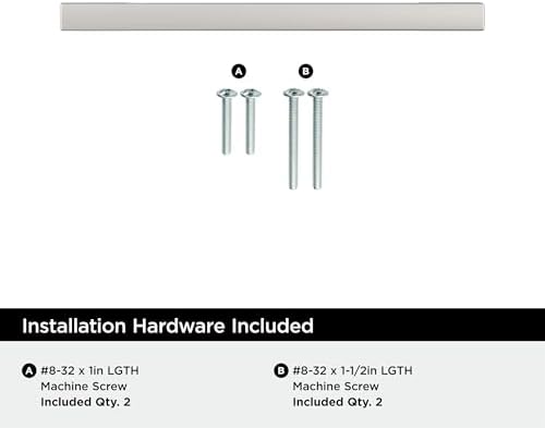Amerock 25 Pack 3-3/4" Cityscape Polished Chrome Drawer Pull