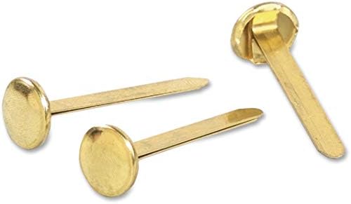 ACCO Solid Brass Fasteners, 1 1/2-Inch Capacity, 100 Count (A7071506)