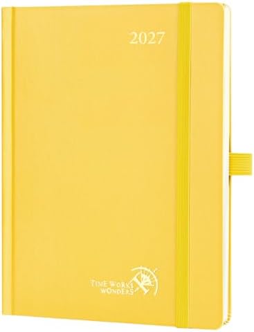 POPRUN 2027 Planner Weekly and Monthly, 6.5" x 8.75", Daily Calendar Book
