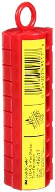 3M ScotchCode Wire Marker Tape Dispenser STD-CX with Tape