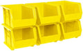 Akro-Mils 30239 AkroBins Plastic Storage Bins, 11"x8"x7", Yellow, 6-Pack