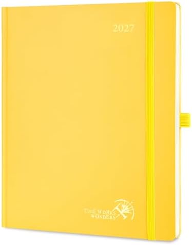 POPRUN 2027 Planner Weekly and Monthly, 8.5" x 10.5", Daily Calendar Book