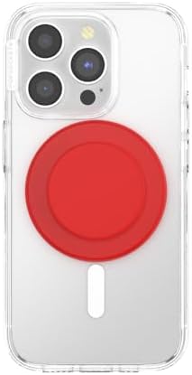 PopSockets Phone Grip for MagSafe, Magnetic Holder- Basic Rosso
