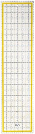 Breman Precision Quilting Rulers 6x24, Clear Rotary Sewing Ruler for Fabric