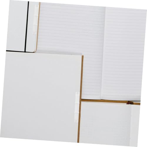 50pcs White Plastic 2 Hole Loose Leaf Binding Clips for Documents