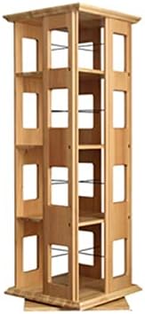 Storage Shelves 360° Rotating Bookshelf Floor-Standing Bookshelf Large-Capacity Living Room Display Rack Bookcase Study Storage Bookshelf Office Organization,A,B