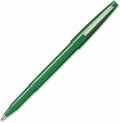 Pentel Rolling Writer Pen, 0.8mm Cushion Ball Tip, Green Ink, Box of 12 (R100-D)