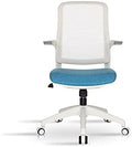 Comfy Chair Office Chair Desk Chair Ergonomic Computer Chair Swivel Chair Computer Chair for Study Room Bedroom Home Office Swivel Chairs (Color : Blue) (Blue2)
