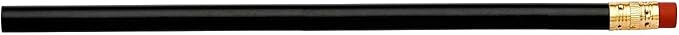 Pencil Guy Blank Round Pencils, Black, 144 to a box