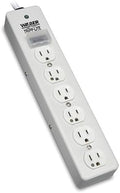 TRIPP LITE Hospital-Grade Surge Protector Medical Power Strip, 6 Outlets, Right-Angle NEMA 5-15PHG Plug, 6 Foot / 1.8M Cord, 1050 Joule Protection, (SPS606HGRA)