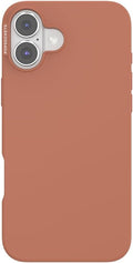 PopSockets iPhone 16 Plus Phone Case with MagSafe, Wireless Charging Compatible, Neutral - Terracotta