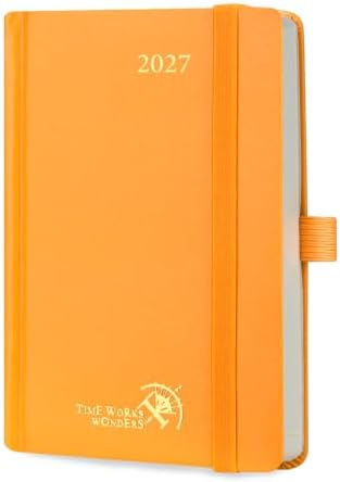 POPRUN 2027 Pocket Daily Planner One Page Per Day, 4.25"x6.25",Day Planner