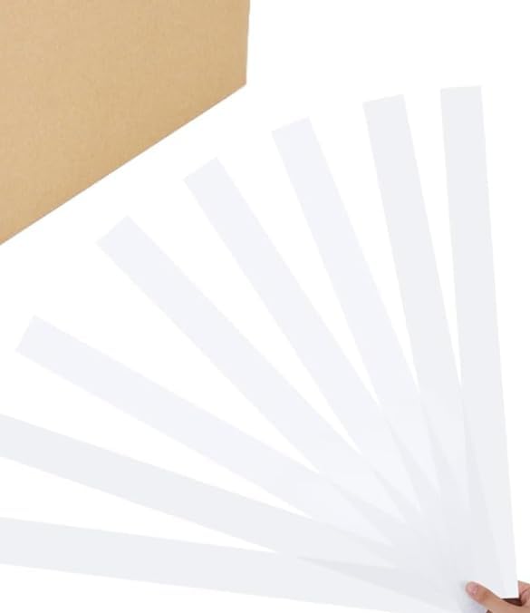 Tape Logic Heavy Duty 2" x 24" Clear Carton Sealing Tape Strips (100-Pack) | Strong Precut Clear Packing Tape Strips Ideal for Shipping & Moving Boxes