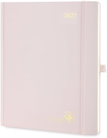 POPRUN 2027 Planner Weekly and Monthly, 8.5" x 10.5", Daily Calendar Book