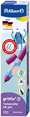 Pelikan Griffix 821049 Ink Pen for Right-Handed Users, SweetBerry, Pack of 1 in Folding Box