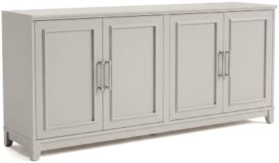 Martha Stewart Lily Pond Modular Storage TV Stand, Sharkey Gray