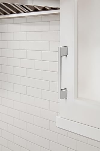 Amerock 10BX3713126 | Polished Chrome Cabinet Pull | 3-3/4 inch (96mm) Center-to-Center | 30 Pack | Cityscape | Furniture Hardware