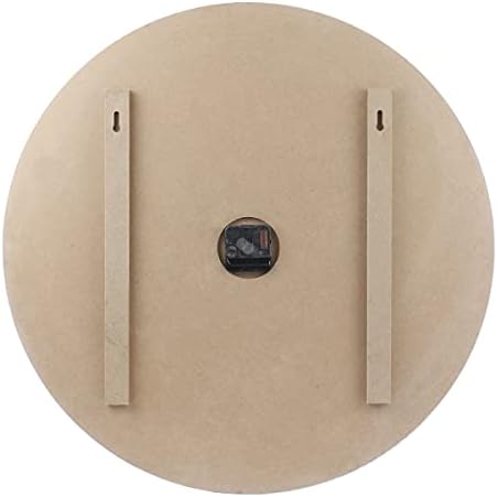 Stonebriar Vintage Farmhouse 23 Inch Round Battery Operated Hanging Wall Clock