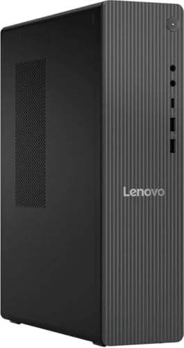 Lenovo IdeaCentre Tower Desktop Computer | Intel 14th Gen 4-Core Core i3-14100 CPU | 32GB DDR5 RAM, 2TB PCIe SSD + 1TB HDD | Monitor Ports (HDMI+VGA) | RJ-45, WiFi 6 | USB-C | KB & Mouse | Win 11