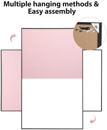 ARCOBIS Cork Board White Board Combo for Wall