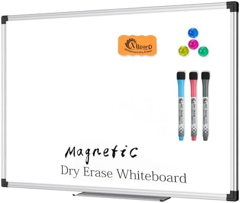 XBoard Magnetic Dry Erase Whiteboard 24 x 18 Inches