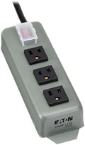 Eaton Tripp Lite Series 3-Outlet Heavy Duty Power Strip, Metal, Mountable (Wall Mount & Under Desk), 6ft Extension Cord, On/Off Switch Cover, Industrial Garage Shop Work Bench Applications (3SP)