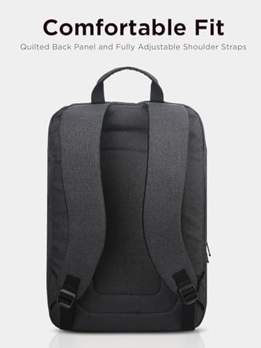 Lenovo Laptop Backpack B210, 15.6-Inch Laptop/Tablet, Durable, Water-Repellent, Lightweight, Clean Design, Sleek for Travel, Business Casual or College, GX40Q17225, Black