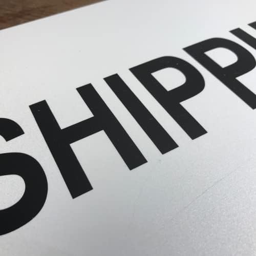 TRADESAFE Shipping Sign - Business Sign, Office Sign, Quick Install Aluminum Safety Sign, Light Reflective, UV-Resistant, Waterproof Signs for Business, 14” X 10” Shipping Department Sign
