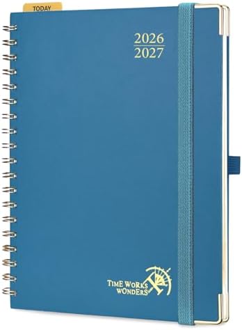 POPRUN 2026-2027 Weekly Planner 10" x 8"Weekly and Monthly Planner Calendar