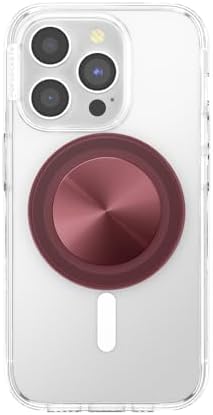 PopSockets Phone Grip for MagSafe, Magnetic Holder- Radial Oxblood