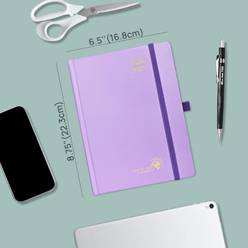 POPRUN 2026-2027 Academic Planner,6.5" x 8.75", Weekly and Monthly Calendar