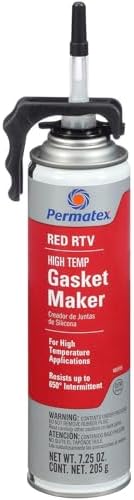Permatex 85915 High-Temp Red RTV Silicone Gasket, 7.25 oz. PowerBead Can
