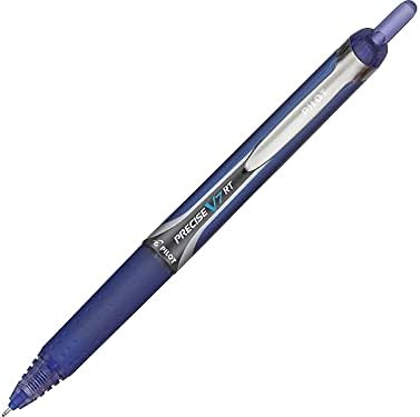 PILOT Precise V7 RT Liquid Ink Rollerball Pens, Blue Ink Pens, 12-Pack