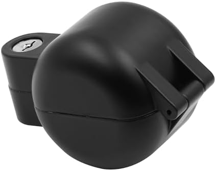 Prime-Line S 41888 Knob, Lock-Out Keyed Device, Diecast Metal, Matte Black Finish (Single Pack)