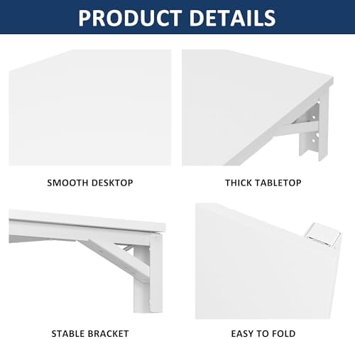 Need Wall Mounted Folding Table for Office Laundry