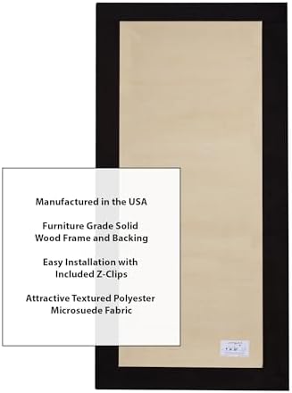 ATS Acoustics Microsuede Acoustic Panel 24" x 48" x 2" Square Edge (Black)