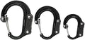 GEAR AID HEROCLIP 360° Swivel Carabiner Gear Clip and Hook (Medium) for Camping, Backpack, Suitcases and Garage Organization