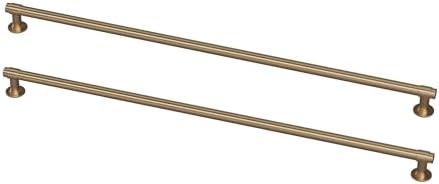Franklin Brass 2 Pack Champagne Bronze Gold Cabinet Handles 18 inch (457mm) Kitchen Cabinet Handles and Drawer Pulls for Cupboards and Dressers | Francisco Collection